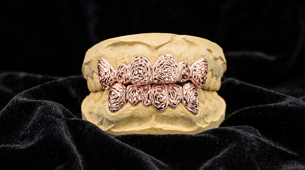 Rose Diamond Dust Cuts - Rose Gold