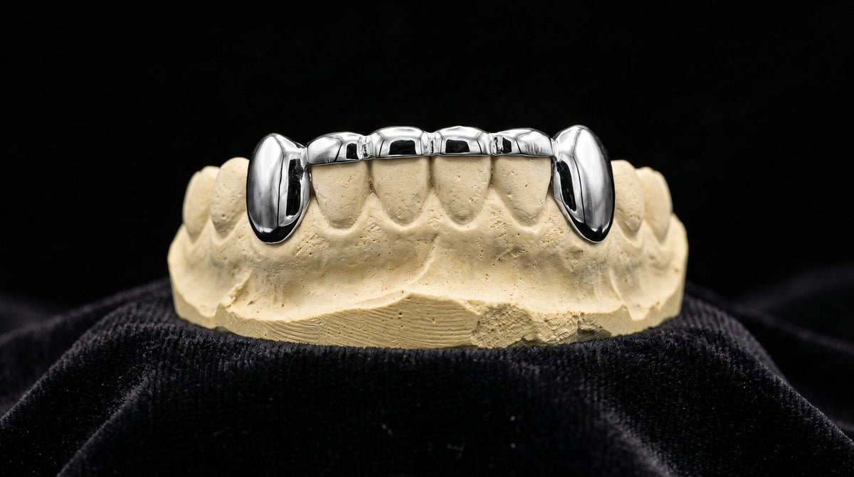 Front Bridge Silver Grillz